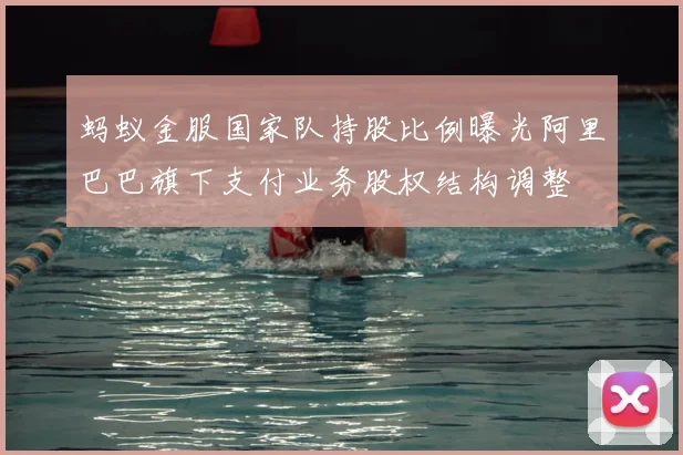 蚂蚁金服国家队持股比例曝光阿里巴巴旗下支付业务股权结构调整